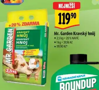 Albert Mr. Garden Kravský hnůj nabídka