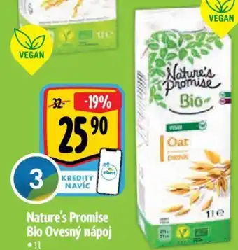 Albert Nature's Promise Bio Ovesný nápoj nabídka