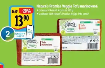 Albert Nature's Promise Veggie Tofu marinované nabídka