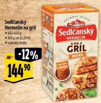 Albert Sedlčanský Hermelín na gril nabídka