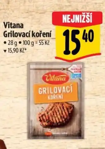 Albert Vitana Grilovací koření nabídka