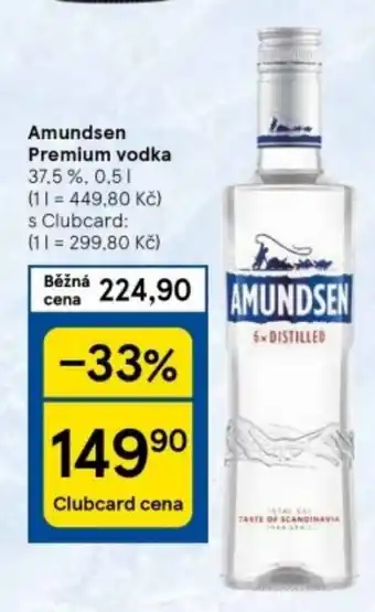 Tesco Amundsen Premium vodka nabídka