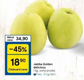 Tesco Jablka Golden delicious nabídka