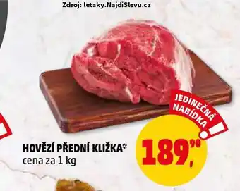 Penny Market Hovězí přední kližka nabídka