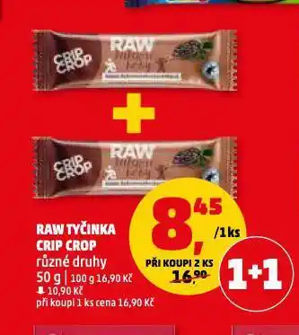 Penny Market Raw tyčinka crip crop nabídka