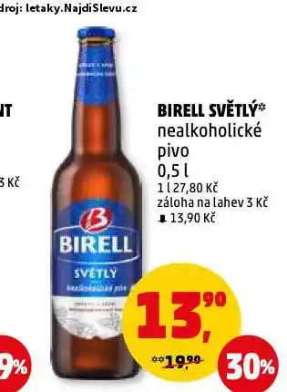 Penny Market Birell nealkoholické pivo nabídka