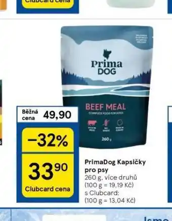 Tesco Primadog kapsičky pro psy nabídka