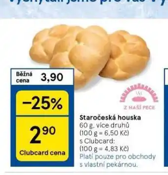 Tesco Staročeská houska nabídka