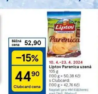 Tesco Liptov parenica uzená nabídka