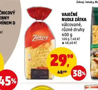 Penny Market Vaječné nudle zátka nabídka