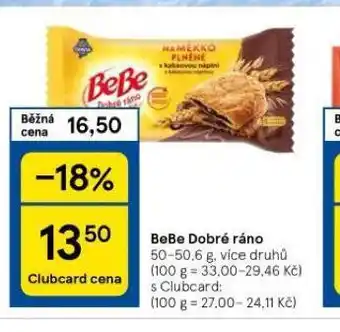 Tesco Bebe dobré ráno nabídka