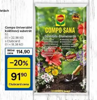 Tesco Compo univerzální květinový substrát nabídka