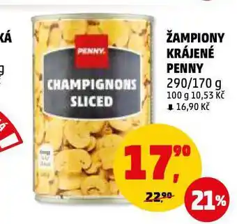 Penny Market Žampiony krájené nabídka