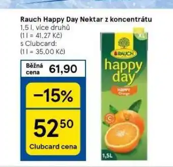 Tesco Rauch happy day nektar z koncentrátu nabídka