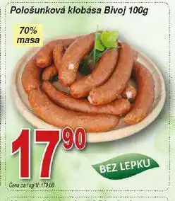 Hruška Pološunková klobása nabídka