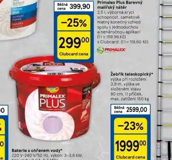 Tesco Primalex plus barevný malířský nátěr nabídka