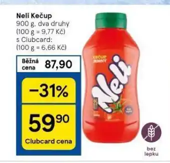 Tesco Neli kečup nabídka