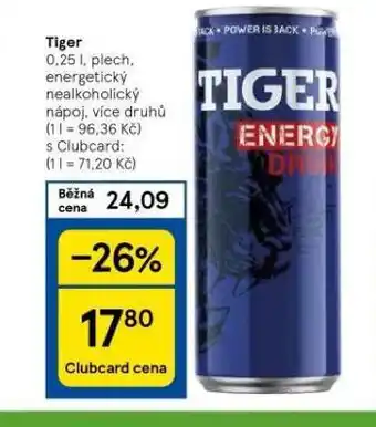 Tesco Tiger nabídka