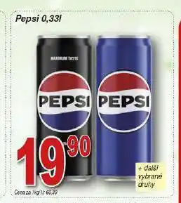 Hruška Pepsi nabídka