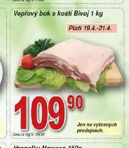 Hruška Vepřový bok s kostí nabídka