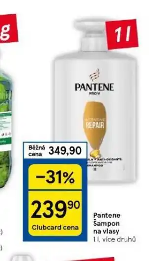 Tesco Pantene šampon nabídka