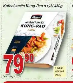 Hruška Kuřecí směs kung-pao s rýží nabídka