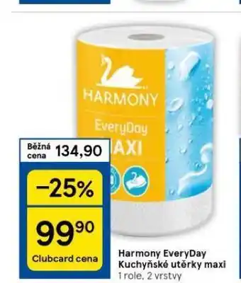 Tesco Harmony everyday kuchyňské utěrky nabídka