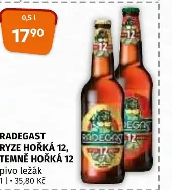 Terno RADEGAST RYZE HOŘKÁ 12, TEMNĚ HOŘKÁ 12 0.5L nabídka