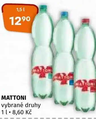Terno MATTONI 1.5L nabídka