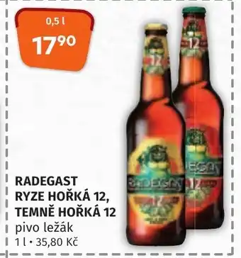 Trefa RADEGAST RYZE HOŘKÁ 12, TEMNĚ HOŘKÁ 12 0.5L nabídka