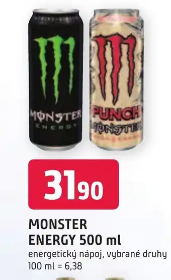 Trefa MONSTER ENERGY 500 ml nabídka