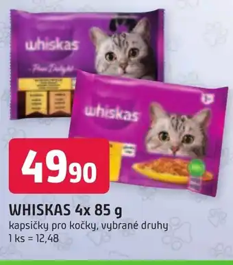 WHISKAS 4x 85 g