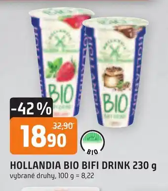 HOLLANDIA BIO BIFI DRINK 230 g