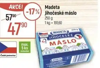 Globus Madeta Jihočeské máslo nabídka