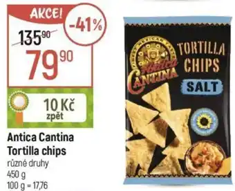 Globus Antica Cantina Tortilla chips nabídka