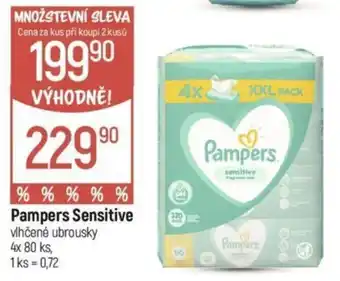 Globus Pampers Sensitive nabídka