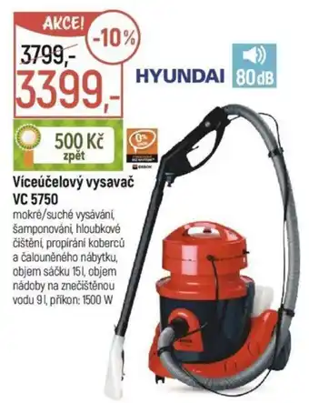 Globus Víceúčelový vysavač VC 5750 nabídka