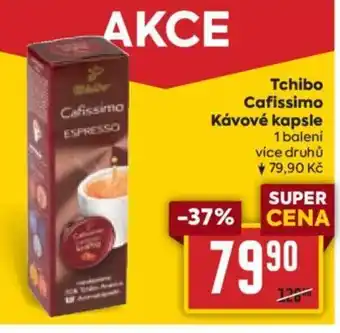 Billa Tchibo Cafissimo Kávové kapsle nabídka