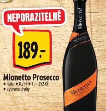 Albert Mionetto Prosecco 0.75L nabídka
