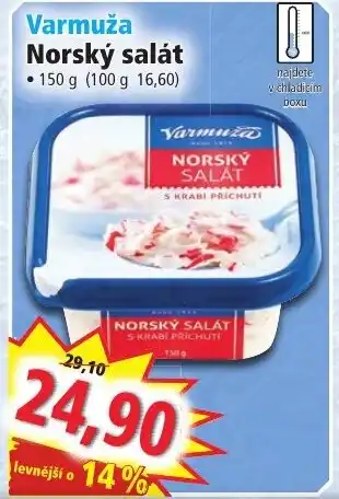 Norma Varmuža Norský salát nabídka