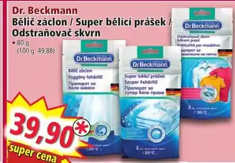 Norma Dr. Beckmann Bělič záclon / Super bělící prášek / Odstraňovač skvrn nabídka