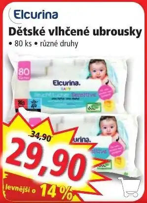 Norma Elcurina Dětské vlhčené ubrousky nabídka