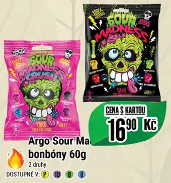 Tamda Foods Argo Sour Madness bonbóny 60g nabídka