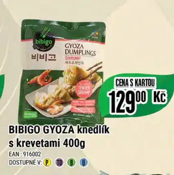 Tamda Foods BIBIGO GYOZA knedlík s krevetami 400g nabídka