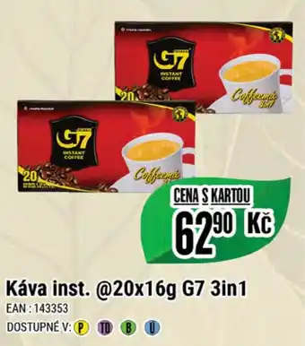 Tamda Foods Káva inst. 20x16g G7 3in1 nabídka