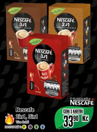 Tamda Foods Nescafe 2in1, 3in1 nabídka