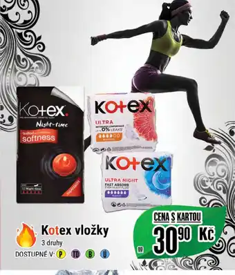 Tamda Foods Kotex vložky nabídka