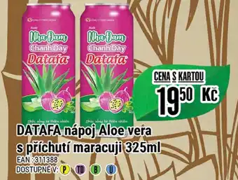 Tamda Foods DATAFA nápoj Aloe vera S příchutí maracuji 325ml nabídka