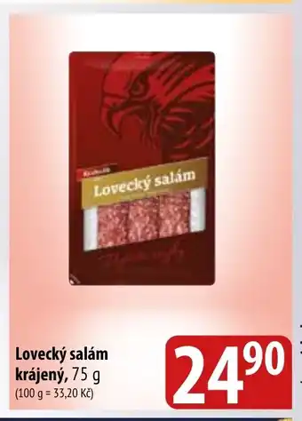 Bala Lovecký salám krájený, 75 g nabídka