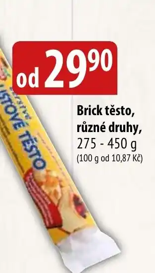 Bala Brick těsto, různé druhy, 275-450 g nabídka